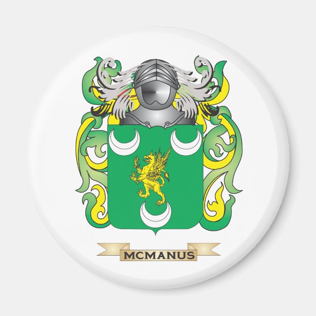 McManus Coat of Arms (Family Crest) Magnet (Front)