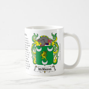 McManus Family Coat of Arms Mug