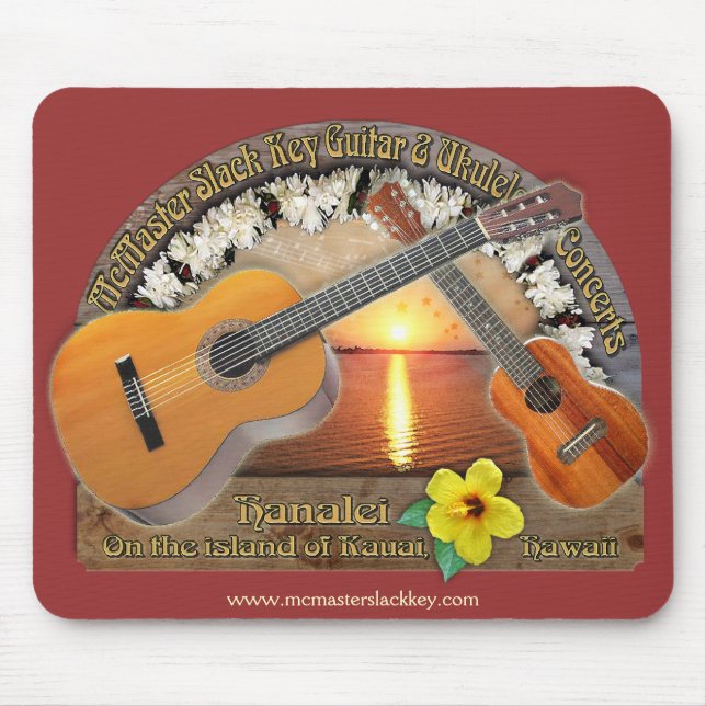 McMaster Slack Key Concerts Mouse Pad (Front)