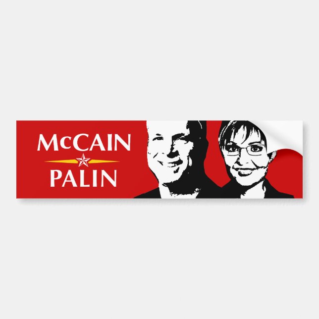 MCMILF, MCCAIN PALIN 2008 BUMPER STICKER (Front)
