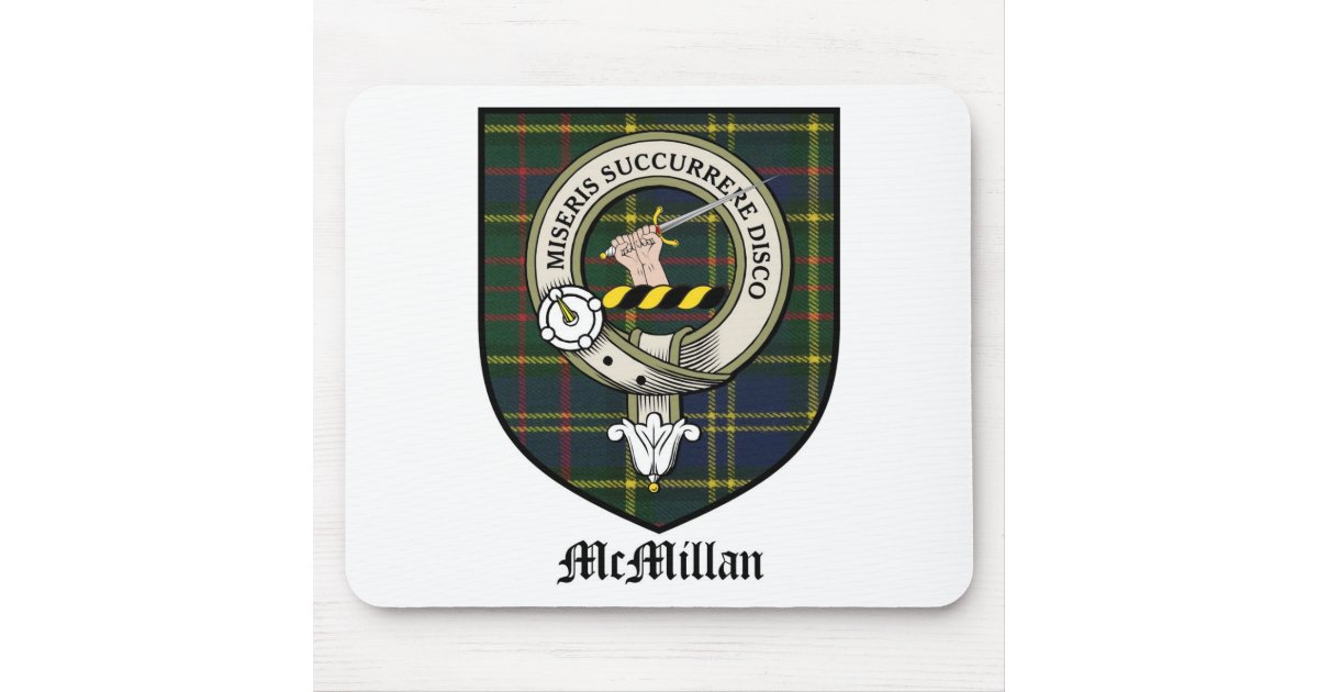 McMillan Old Modern Tartan Crest House Flag