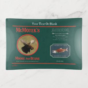 McMotek's Moose And Beans Label Trinket Tray