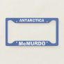 McMurdo Station Antarctica License Plate Frame