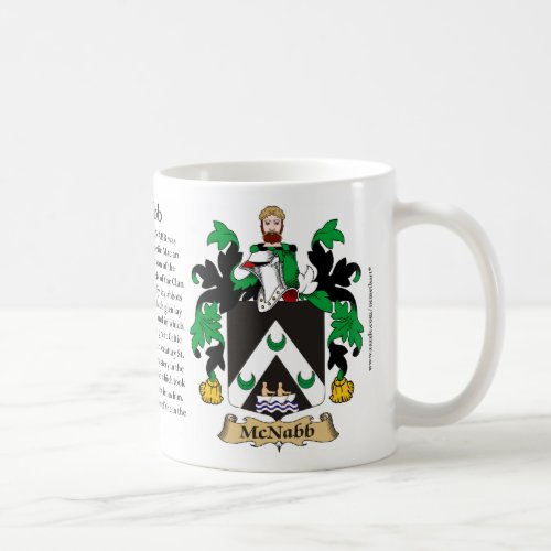 McNabb the Origin the Meaning and the Crest Coffee Mug