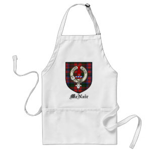 McNair Clan Crest Badge Tartan Adult Apron