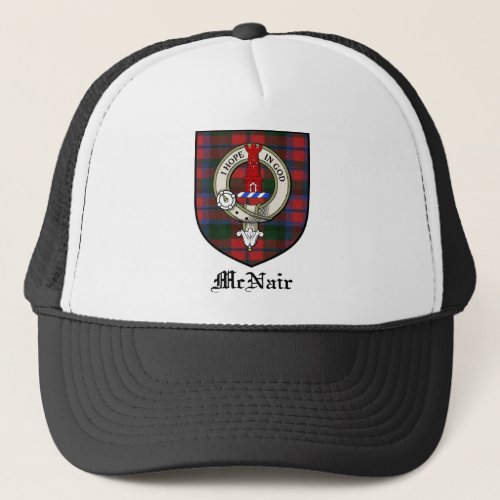 McNair Clan Crest Badge Tartan Trucker Hat