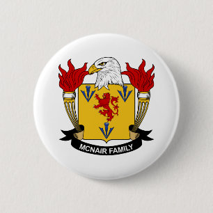McNair Family Crest Pinback Button
