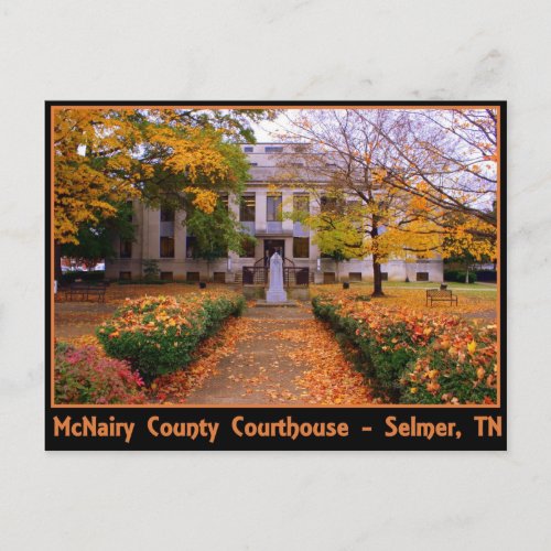 McNairy County Courthouse _ Selmer TN Postcard