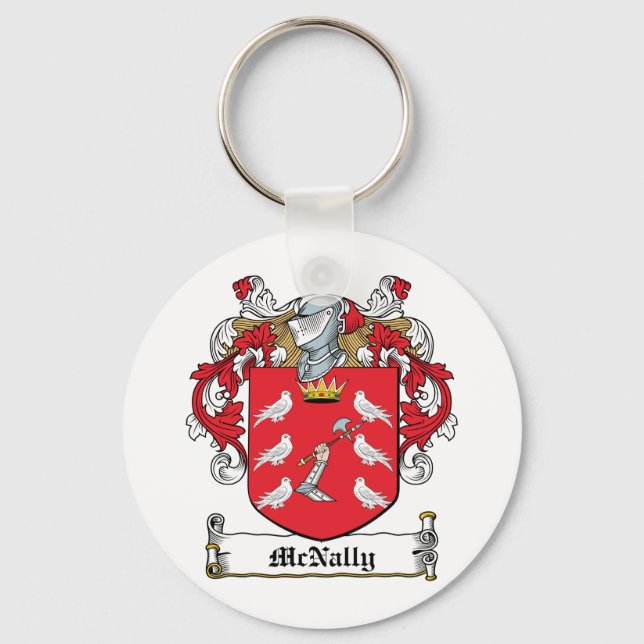 McNally Family Crest Keychain (Front)