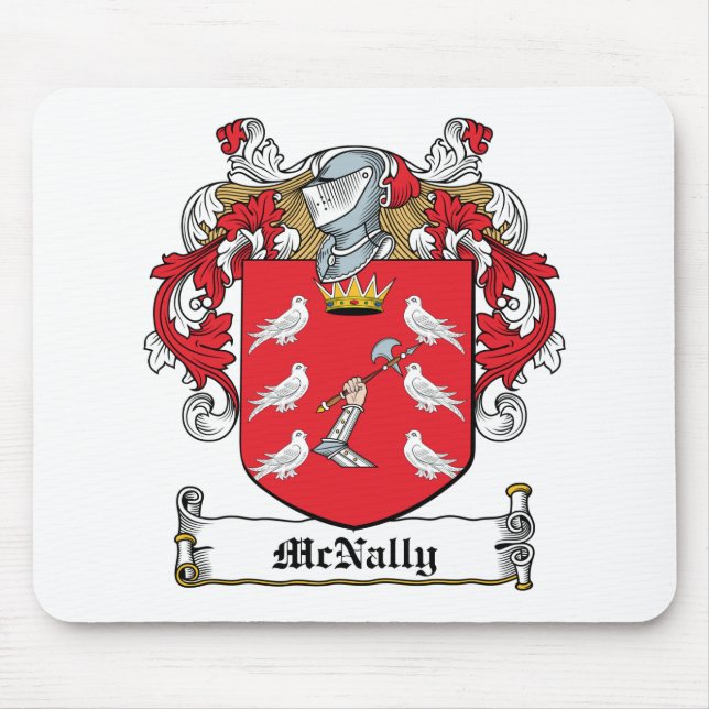 McNally Family Crest Mouse Pad (Front)