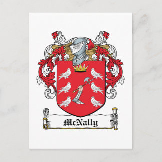 McNally Family Crest Postcard