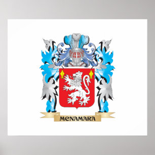 Mcnamara Coat of Arms - Family Crest Poster