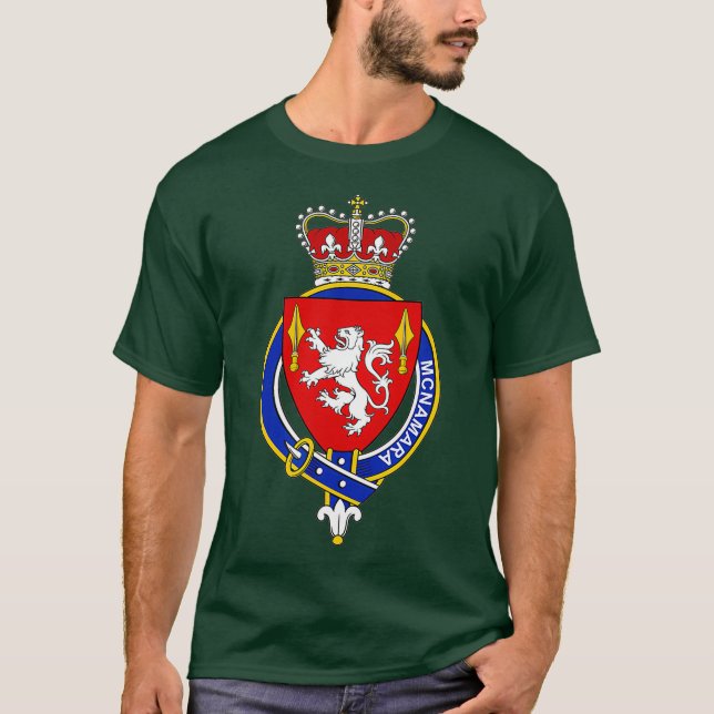 McNamara Coat of Arms  Family Crest T-Shirt (Front)