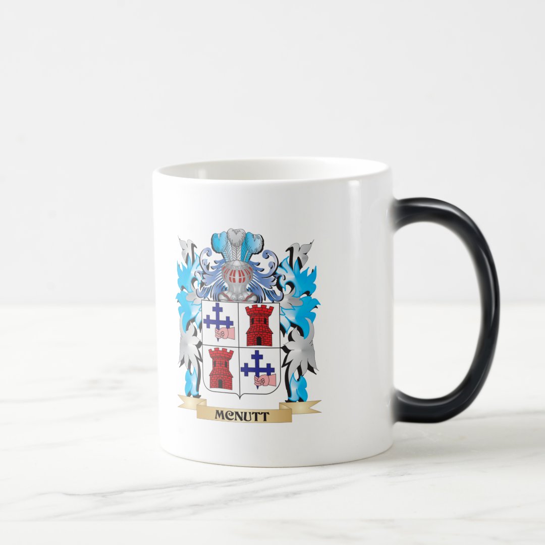 Mcnutt Coat of Arms Family Crest Magic Mug Zazzle