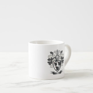 McQueen Family Crest Coat of Arms Espresso Cup