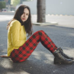 McQueen Tartan Red Black   Leggings<br><div class="desc">Our Mac Queen Tartan,  Red Black,  Women's Leggings are a pretty fashion choice. Give your wardrobe some color.</div>