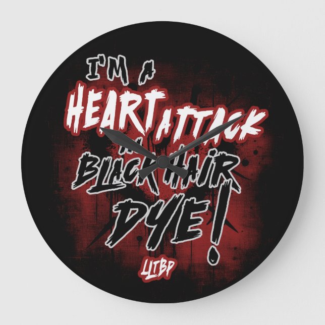 MCR HeartAttack Large Clock (Front)