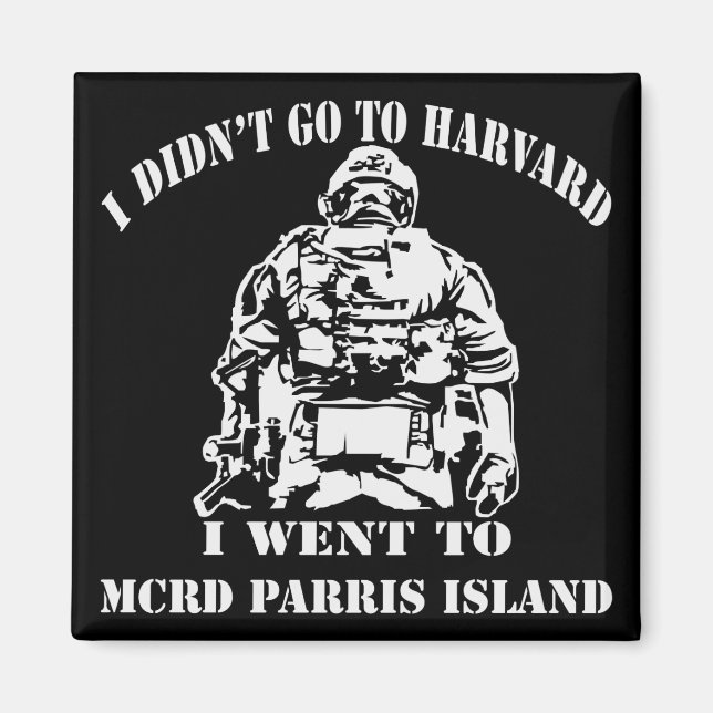 MCRD Parris Island  #USAPatriotGraphics  © Magnet (Front)