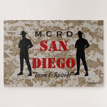 MCRD San Diego "Born & Raised!" Puzzle MCRD San Diego "Born & Raised!" Puzzle