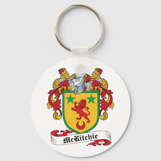 McRitchie Family Crest Keychain (Front)