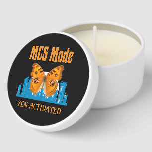 MCS Awareness Zen Activated Butterfly Mini Candle Favors