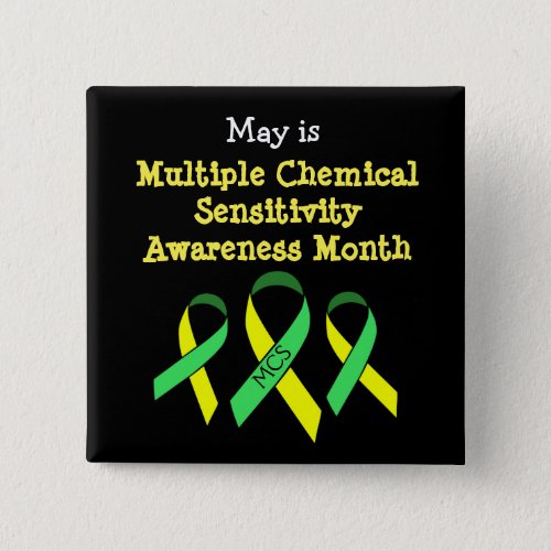 MCS Multiple Chemical Sensitivity Button