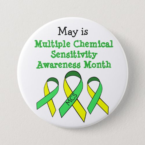 MCS Multiple Chemical Sensitivity Button