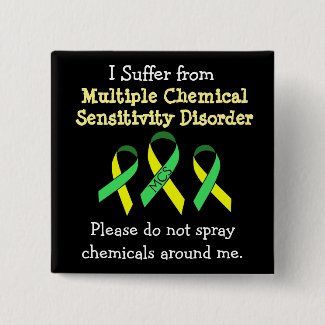 MCS Multiple Chemical Sensitivity Button