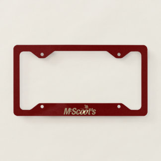 McScoot's Licence Plate Frame