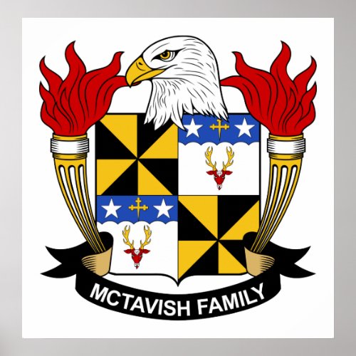 McTavish Family Crest Poster