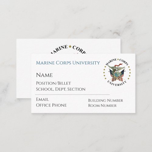 MCU Business Cards