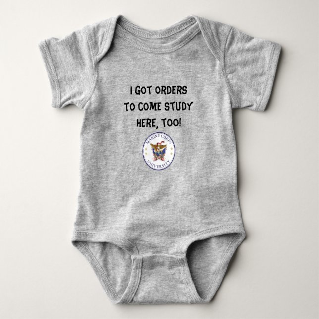 MCU One-Piece Baby Bodysuit (Front)