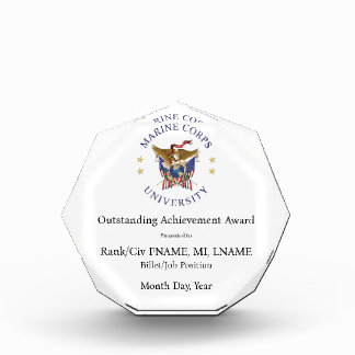 MCU Outstanding Achievement Award