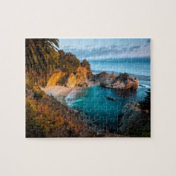 Mcway Falls Cove Jigsaw Puzzle by thecoveredbridge at Zazzle