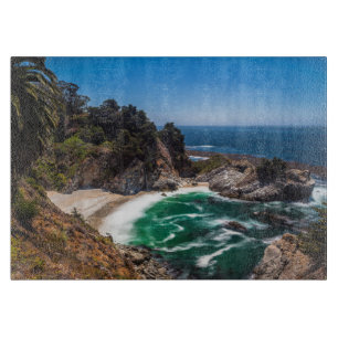Mcway Falls in Julia Pfeiffer Burns state park Cutting Board