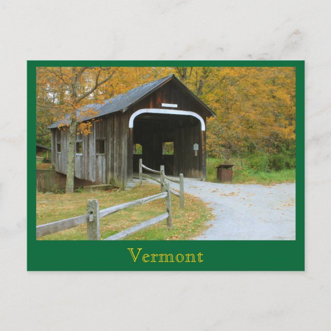 McWilliam Covered Bridge Grafton Cheese Shop Ve... Postcard (Front)