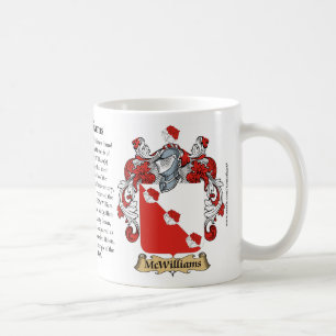 McWilliams, the Origin, the Meaning and the Crest Coffee Mug