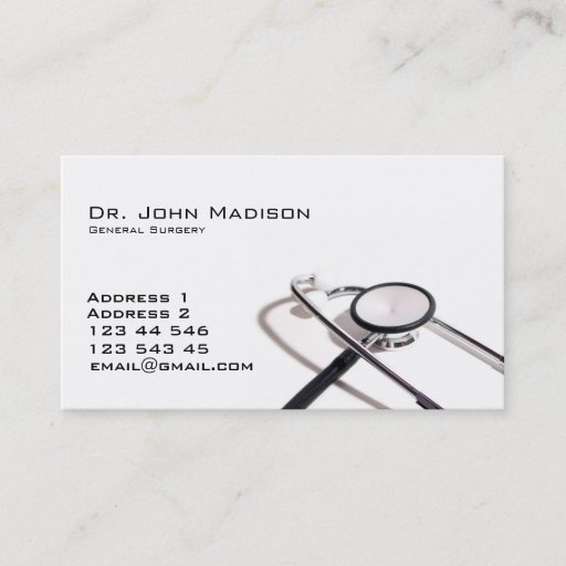 Customizable MD BUSINESS / Profile Card Business Card