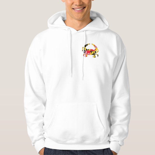 MD Crab Zip-Up Hoodie (Front)