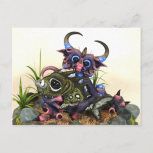 MD Cuddlefish Dragon (Closeup) Postcard