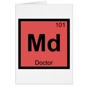 Md - Doctor Chemistry Periodic Table Symbol Cards