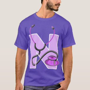 md doctor letter n alphabet T-Shirt