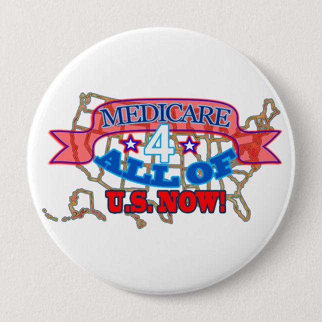 Md for all! pinback button (Front)