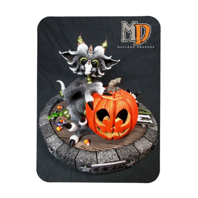 MD Halloween Dragon 3" x 4" Photo Magnet (Vertical)