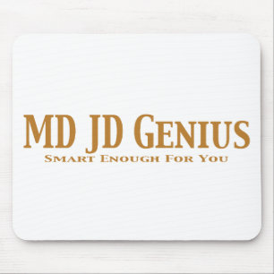 MD JD Genius Gifts Mouse Pad