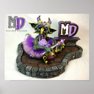 MD Princess Dragon 11"x14" Mini Poster