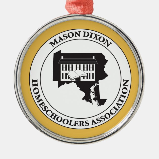 MDHSA - Mason Dixon Homeschoolers Assc Logo Metal Ornament (Front)