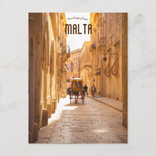 Mdina Malta Postcard