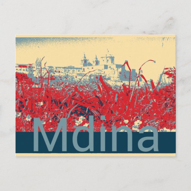 Mdina Postcard (Front)