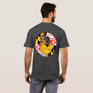 MDRider's Red Text Front Logo back T-Shirt